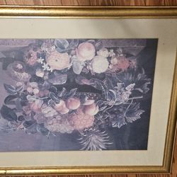 Fruit Themed Framed Picture 