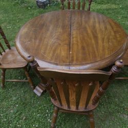 Real Wood Antique Family Table