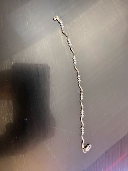 White gold womens bracelet 10k 2.7g READ DESCRIPTION