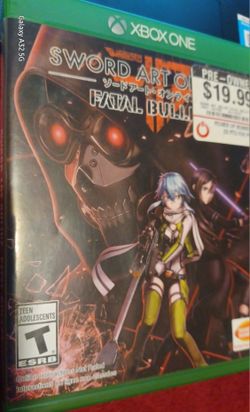 Xbox ONE 'SWORD ART ONLINE FATAL BULLET' game & original case