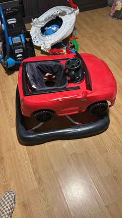 Red mustang baby walker