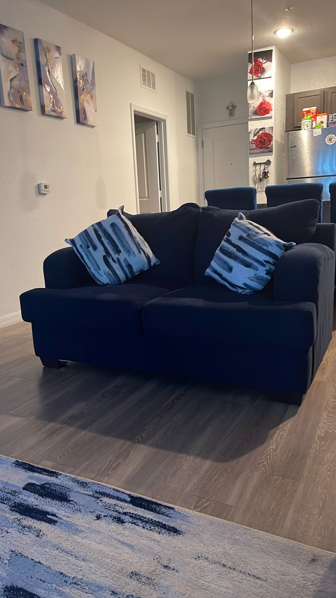 Love seat and sofa