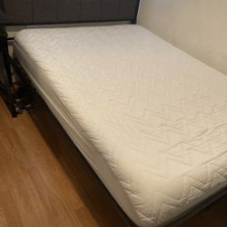Full Size Bed Frame and mattress 