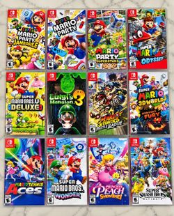 🎮🍄  NINTENDO SWITCH MARIO GAMES! 🎮🍄