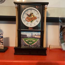 Baltimore Orioles Mantle Clock