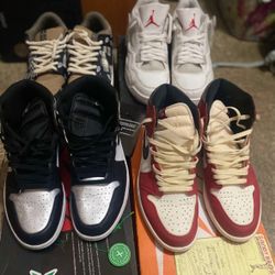Jordan1,4, And Dunk Sneakers