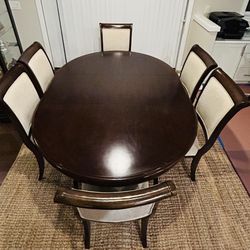 Dining Table Set (Including table, chairs and rug) - Moving Sale!