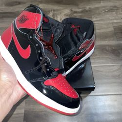 Jordan 1 High Patent Leather Bred