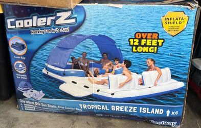 Island 6-person inflatable boat