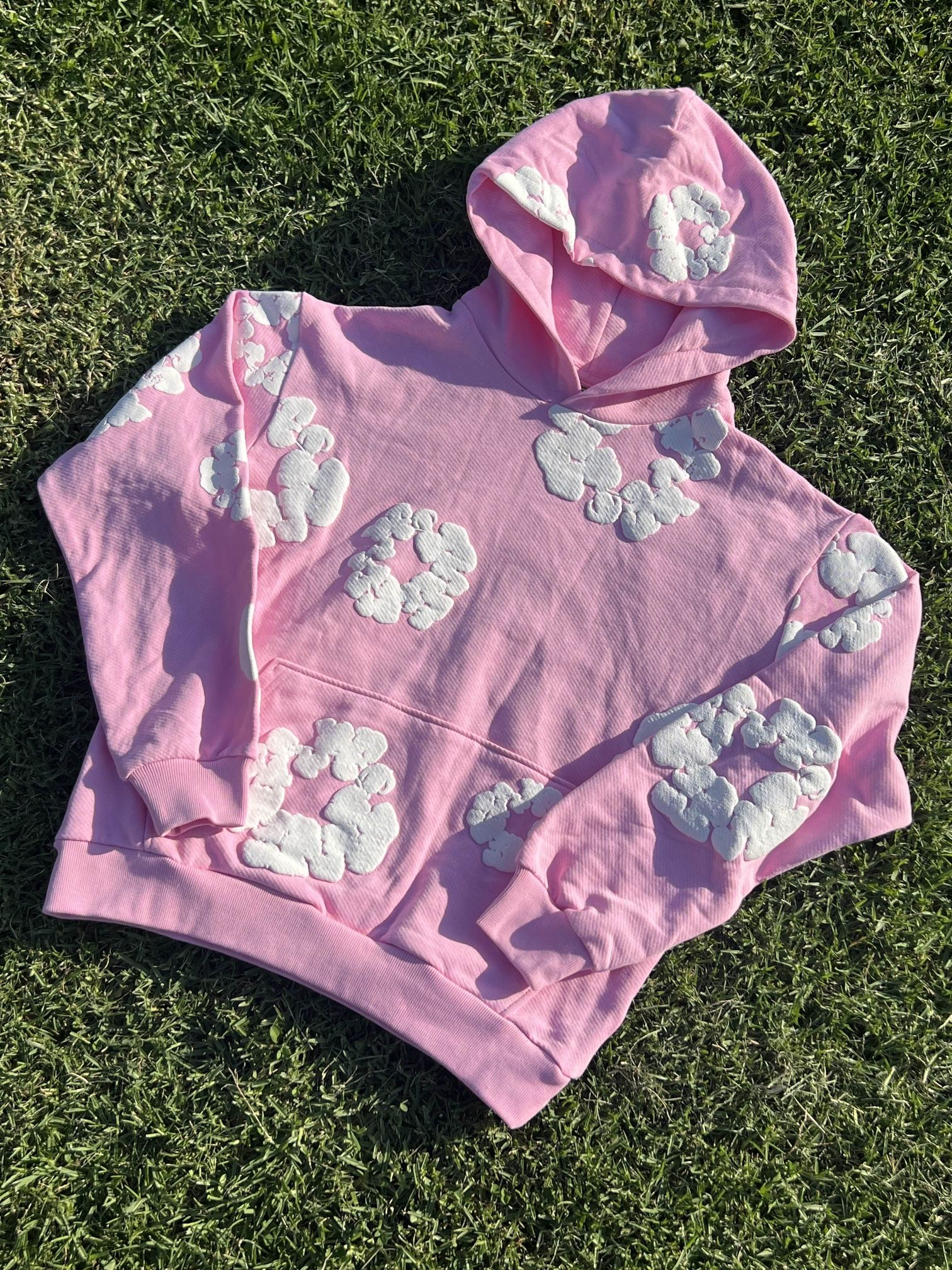 Denim Tears Pink Hoodie