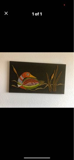 Vintage embroidered Artwork