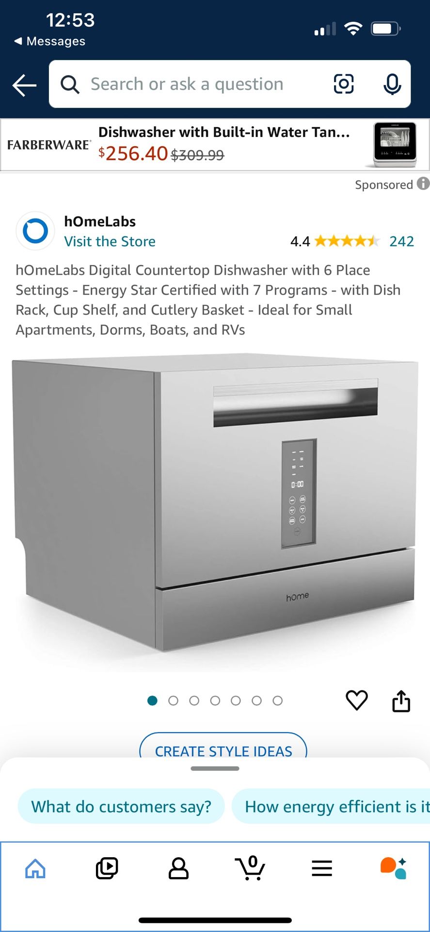 Countertop dishwasher Brand New