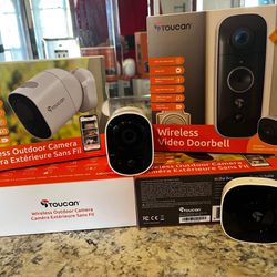 Wireless Security Cameras bundle of 3