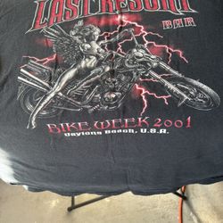 2001 Collector Bike Week Shirt