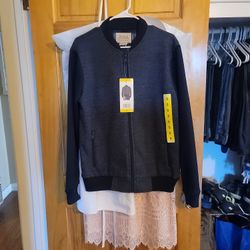 New With Tag Boston Traders Zip-front Men's Jacket