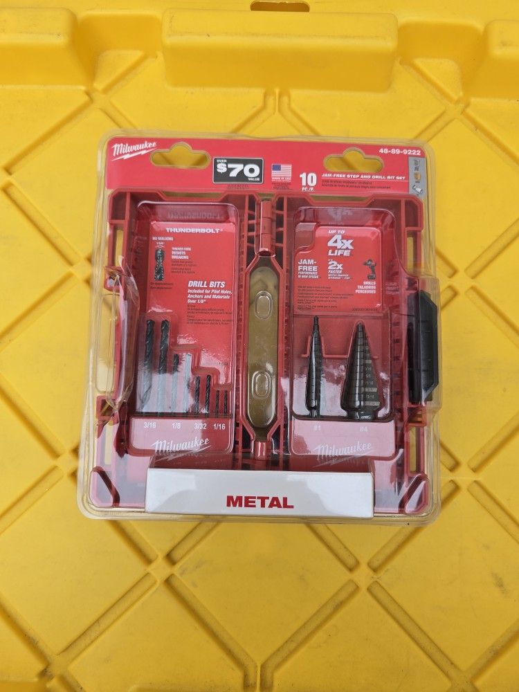 Milwaukee
Black Oxide Step Drill Bit Set (10-Piece)