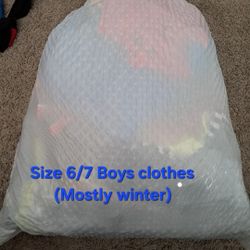 Size 6/7 Boys Clothes (Mostly Winter) $30