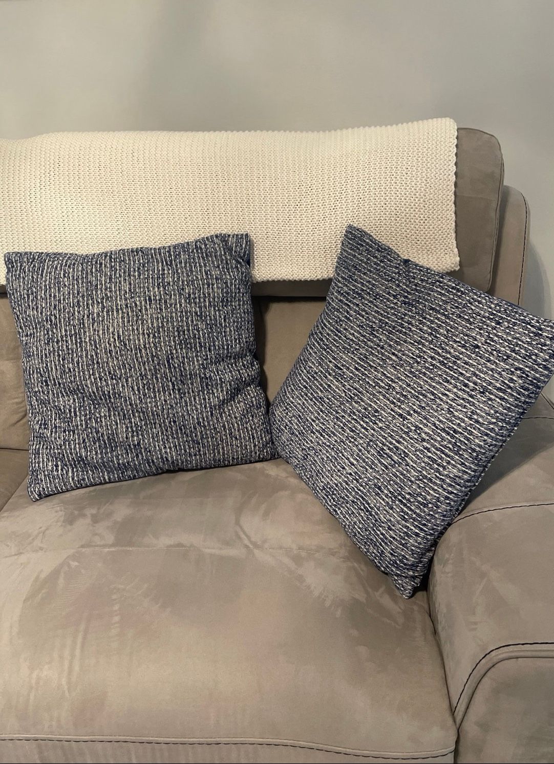 Pack of 2 Decorative Throw Pillow Covers Double sided 18x18"