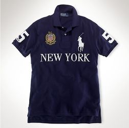 Polo Ralph Lauren New York Short-Sleeve Polo Shirt Navy Blue