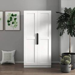 Assembled new 71.2" Tall Kitchen Pantry Storage Cabinet with 4 Door, 3 Pull Out Tray 2 Drawer