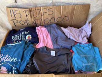 Caja 📦  de ropa 115 piezas