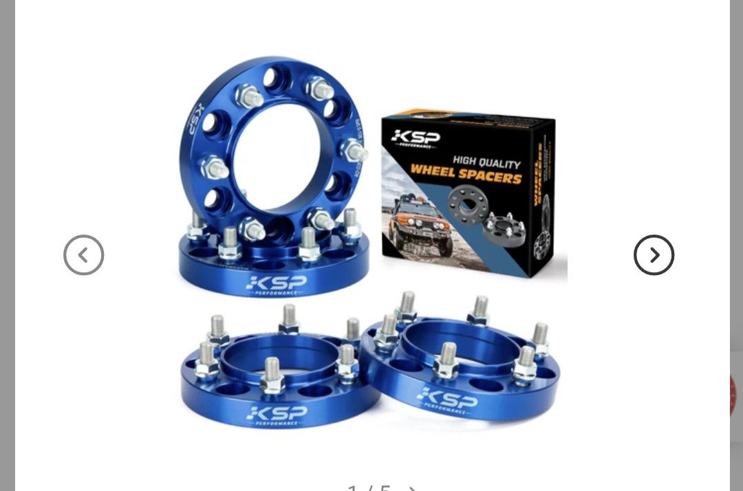 KSP 6X5.5 Hubcentric Wheel Spacers 1" For Tacoma 4WD 2002-2023 4Runner 1996-2024 - View #5