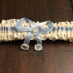 Something Blue Bridal Garter