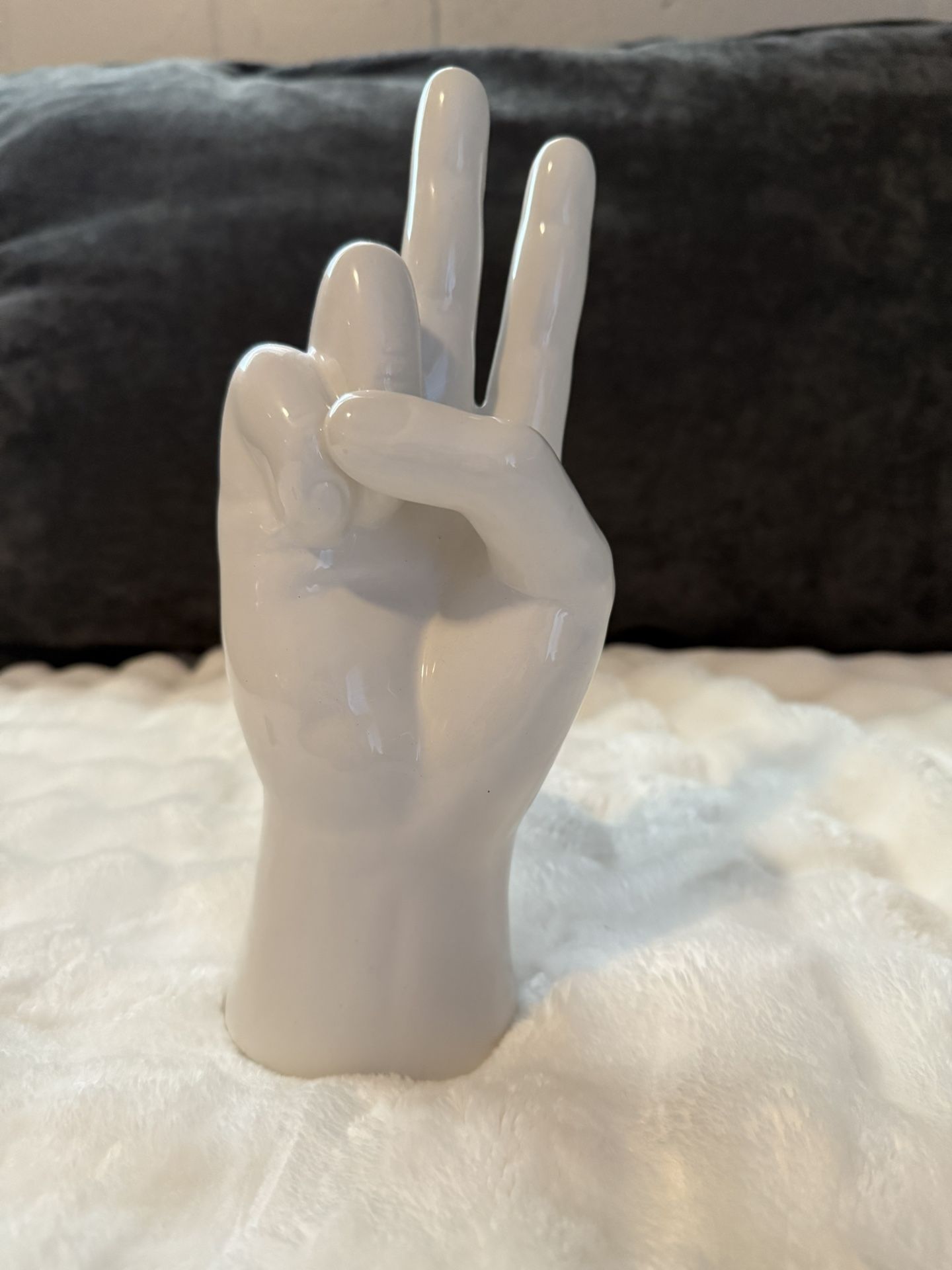 Peace Sign Figurine