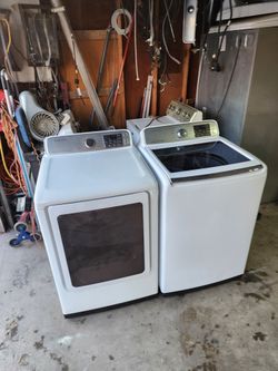 Samsung Washer And Electric Dryer Large Capacity