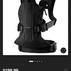 Baby Bjorn Baby Carrier One - Woven Black