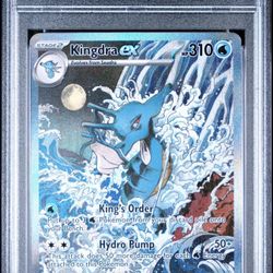 2024 POKEMON SVP PROMO SPECIAL ILLUSTRATION COLLECTION #131 KINGDRA EX PSA 10