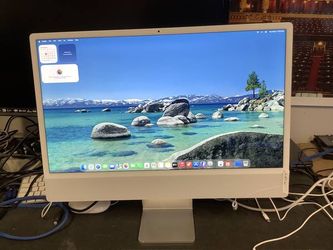 Apple 24" iMac 2021 8 Core M1 8gb 256GB SSD Desktop 7 Core GPU (Read)
