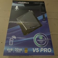 vSeeBox V5 Pro Android 12 Streaming Media Player