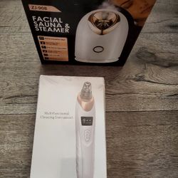 New 💫Facial Steamer and Black head Remover