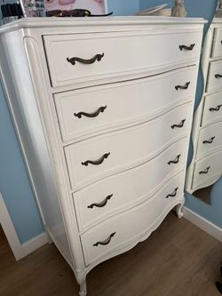 White dresser