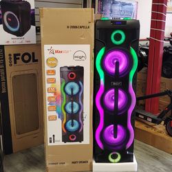Nuevo altavoz para fiestas con luces LED, potente y robusto — ¡solo $289! 🤩✅