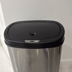 Mainstays Automatic Kitchen Trash Can Stainless Steel