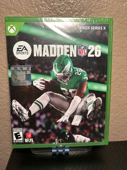 Hey, it’s never been used I’m asking $25 brand new MADDEN nlf 26 on the Xbox series x