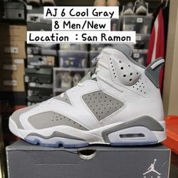 Air Jordan 6, Size 8 Men 