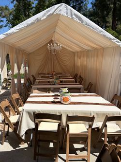 Chairs, Tables, Canopies, Draping, Jumepers, More