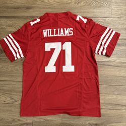 San Francisco 49ers 71# Trent Williams Vapor F.U.S.E. Limited Jersey