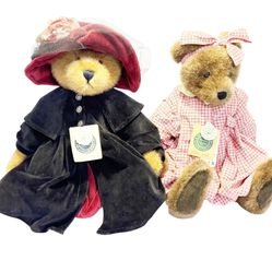 NWT BOYDS BEARS Vtg Investment Collectibles Archive Collection Set of 2 Plush