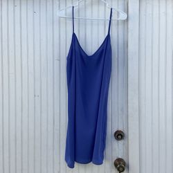 White House Black Market Brand Sheer Mini Slip Dress Size 16