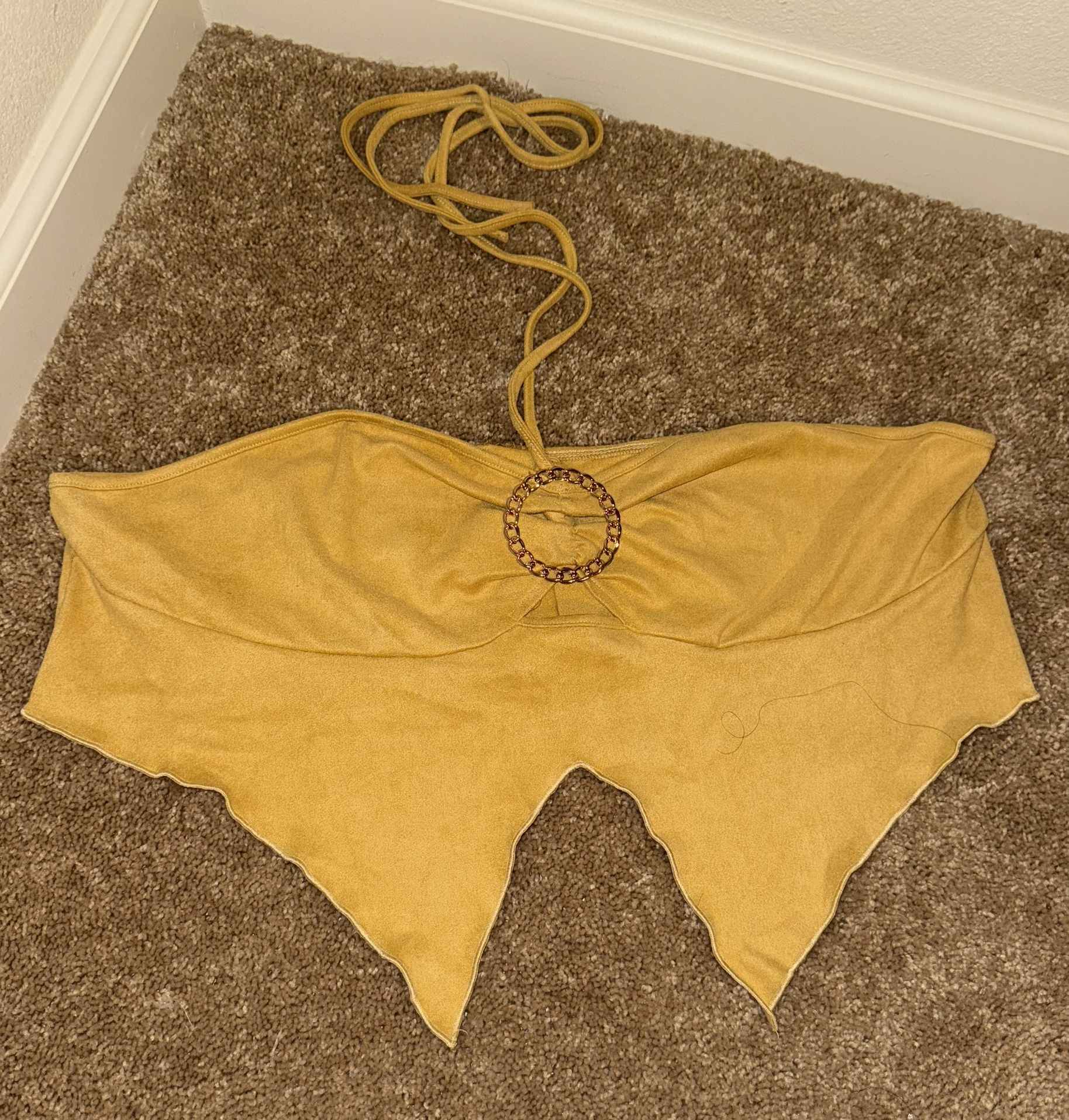 Halter Yellow Top