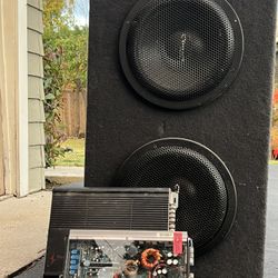 Bass Speaker And Amplifier