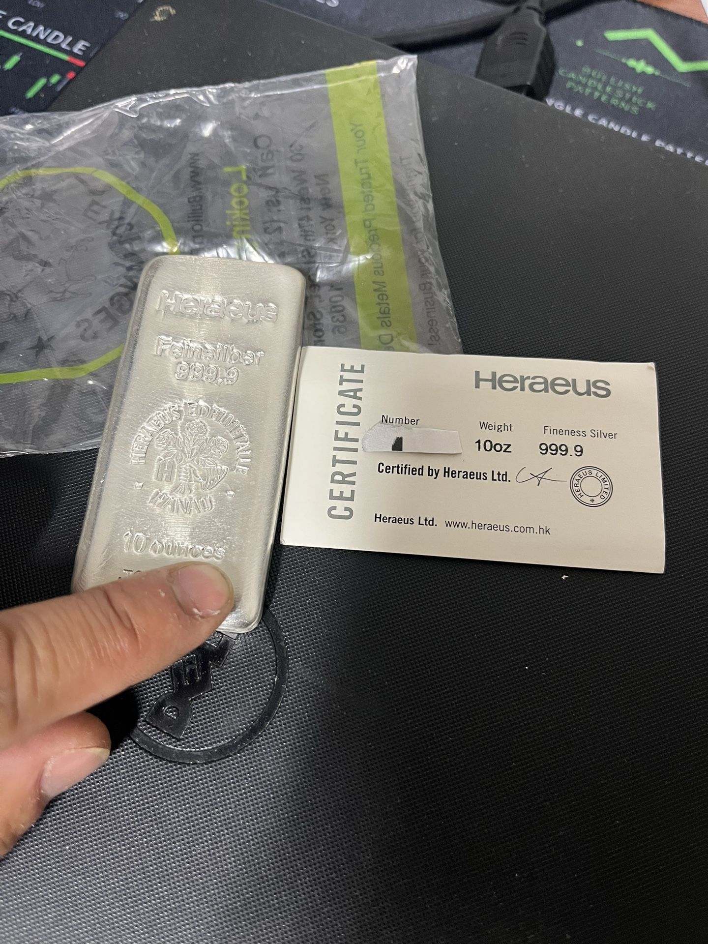 Silver Bar 10 oz