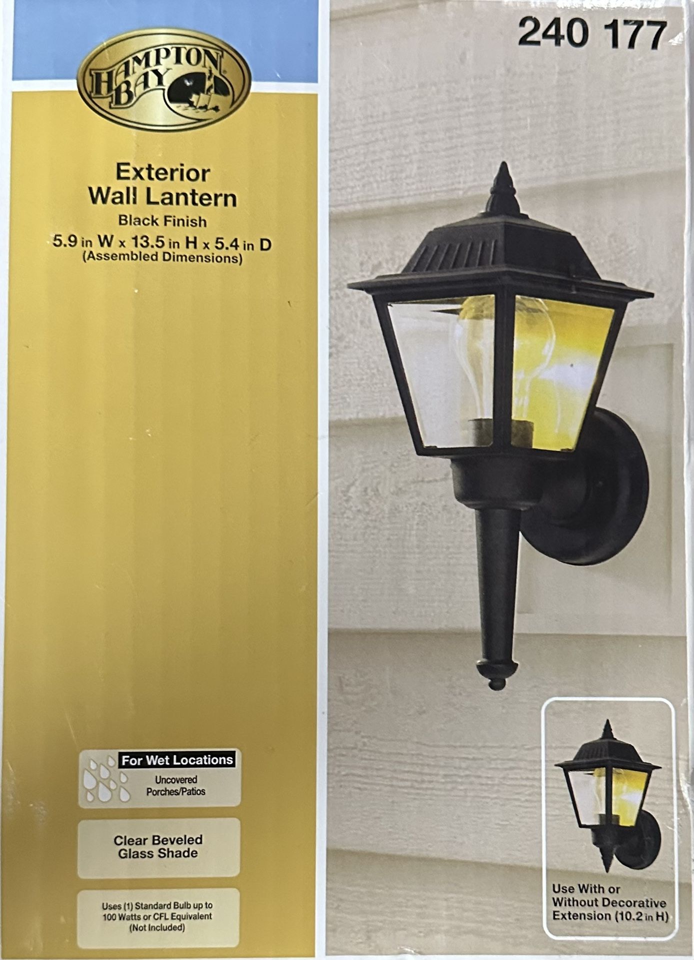 Carriage House Style Exterior Wall Lantern