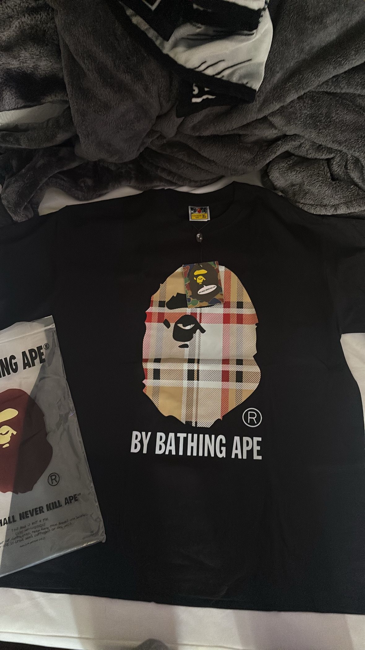 Bape X Burberry L-Xl