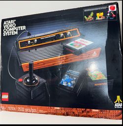 LEGO Rare Retired Atari Video Computer System gaming entertainment system set kit lot retro