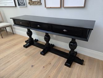 American Vintage Solid Wood Console Table